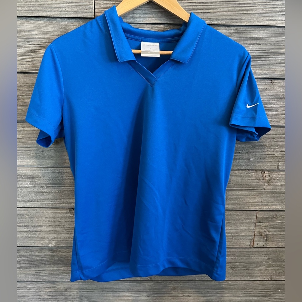 Nike Royal Blue Polo Tech Shirt